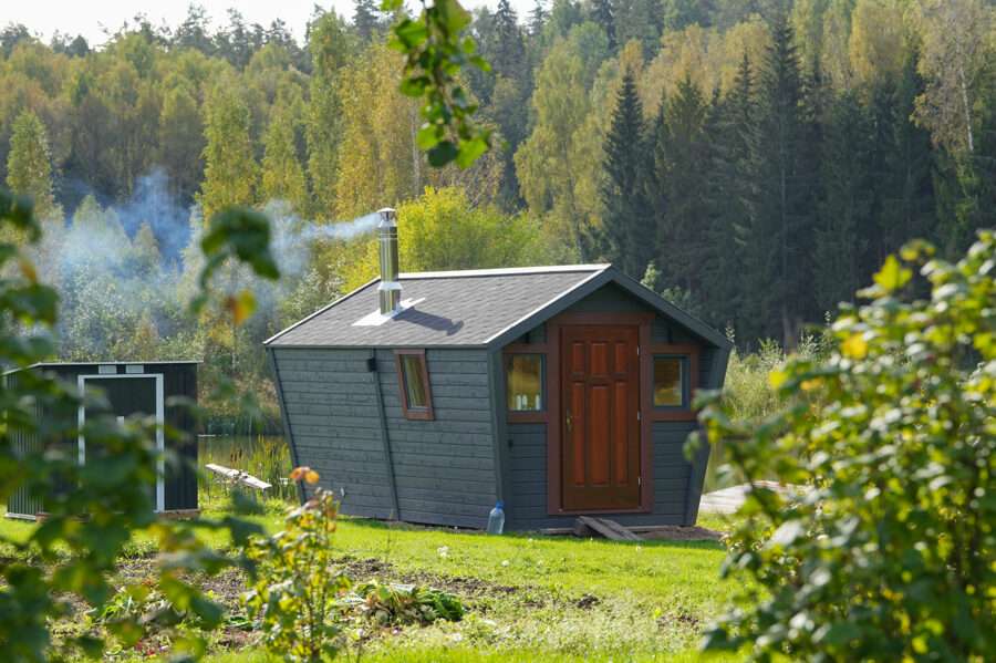 BVALT piecstūru koka pirts — Konstrukcijas · Pirtis
