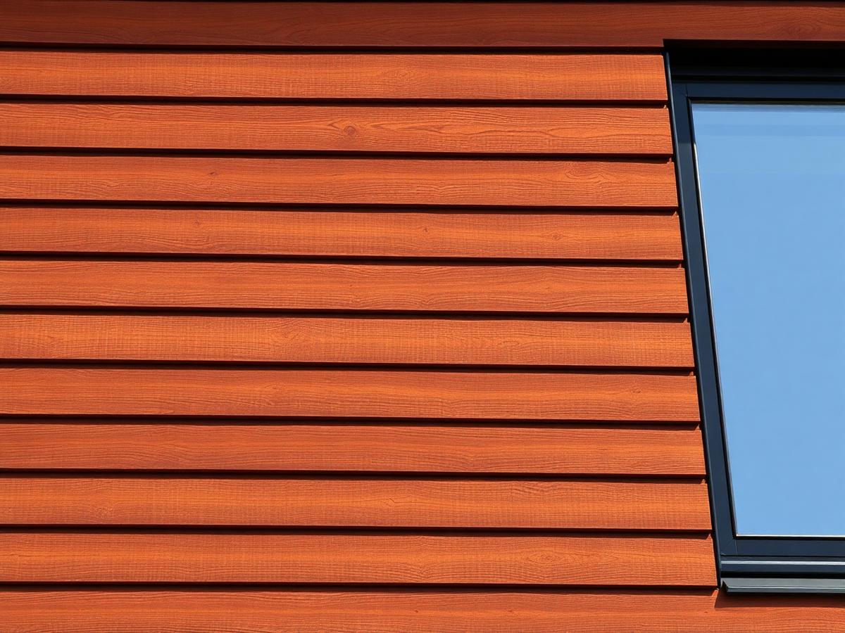 Dedzināti fasādes dēļi uz modernas ēkas ārsienas